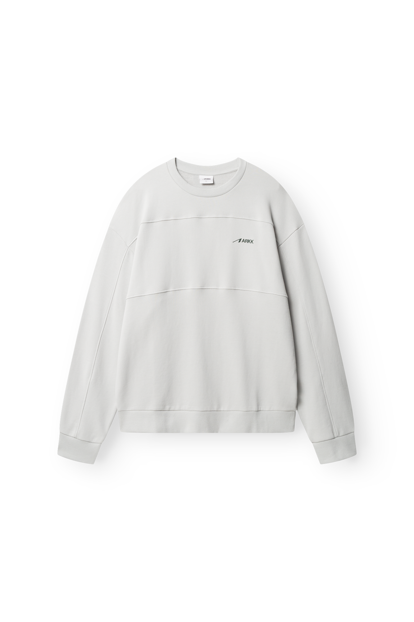 ARKK Apparel Panel Crew | Grey Panel Crew